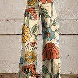 Solène | Soft Wild Pattern Pants