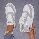 Dorine | Beige Platform Sneakers
