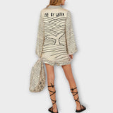 Siandra | Cream Marine-Print Tunic