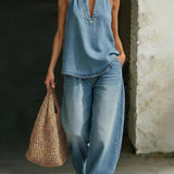 Morgane | Two-Piece Denim Set