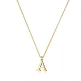 Necklace with love letter initials