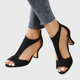 Delfina | Pink Block Heel Sandals