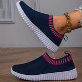 Lucienne | Black Knit Slip-Ons