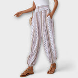 Elise | Pants with Ethnic Graphic