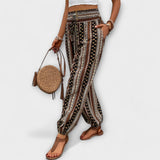 Elise | Pants with Ethnic Graphic