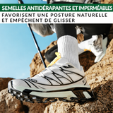 Alpen | Black Graphic Trail Sneakers