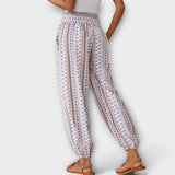Elise | Pants with Ethnic Graphic