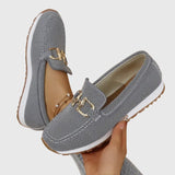 Susie | Buckle Knit Loafers