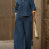Elisa | Denim Set