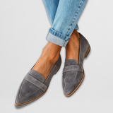 Nadia | Tan Pointed Loafers