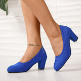 Vayda | Red Block Heel Sandals
