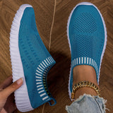 Lucienne | Black Knit Slip-Ons