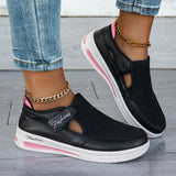 Jasmine | Blue Cut-Out Slip-Ons