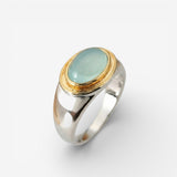 Gabi - Green Moonstone Vintage Ring