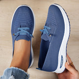 Avel | Blue Drawstring Slip-Ons