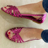 Eleonore | Gold Strappy Sandals