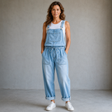 Beatrice | Denim Jumpsuit with Straps