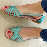 Eleonore | Gold Strappy Sandals