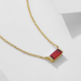 Livia – Silver necklace with small pendant