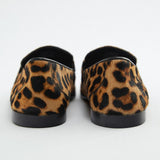Adrianna | Leopard Horsebit Loafers