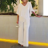 Martha | Cobalt Layered Trouser Set