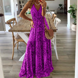 Gweneth | Green Paisley Strap Maxi Dress