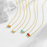 Livia – Silver necklace with small pendant