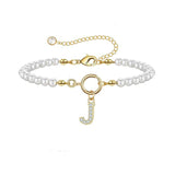 Auden Key Letter Bracelets | Gold