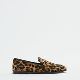 Adrianna | Leopard Horsebit Loafers