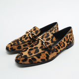 Adrianna | Leopard Horsebit Loafers