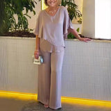Martha | Cobalt Layered Trouser Set