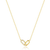Karine – Delicate silver necklace with a small circular pendant