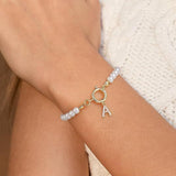 Auden Key Letter Bracelets | Gold