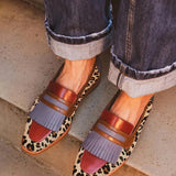 Zelda | Leopard Patchwork Loafers