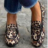 Geneva | Leopard Penny Loafers