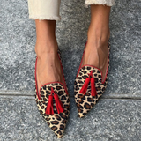 Gelly | Leopard Red-Tassel Loafers