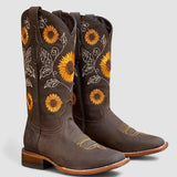 Clemence | Khaki Western Boots