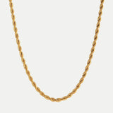 Hélène – Gold necklace with dotted decoration
