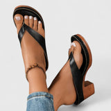 Jazrielle | Black Block Heel Sandals