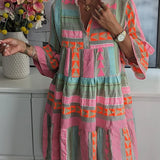 Delyth | Sage Embroidered Tunic Dress