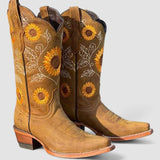 Clemence | Khaki Western Boots