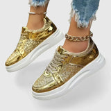 Faynelle | Black Glitter Sneakers