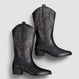 Camille | White Western Boots