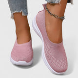 Odara | Purple Knit Slip-Ons