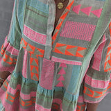 Delyth | Sage Embroidered Tunic Dress