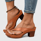 Jazrielle | Black Block Heel Sandals