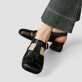 Eveline | Brown Woven Peep-Toe Pumps