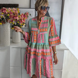 Delyth | Sage Embroidered Tunic Dress