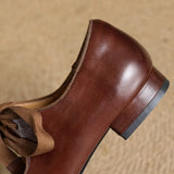 Patricia | Red Ribbon-Tie Pumps