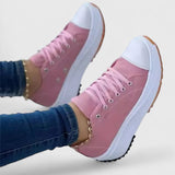 Kelly | Mint Retro Lace-Up Sneakers